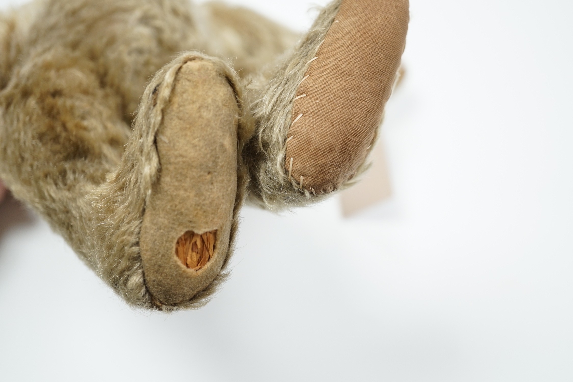 A Steiff teddy bear with button in ear, circa 1910, 35cm